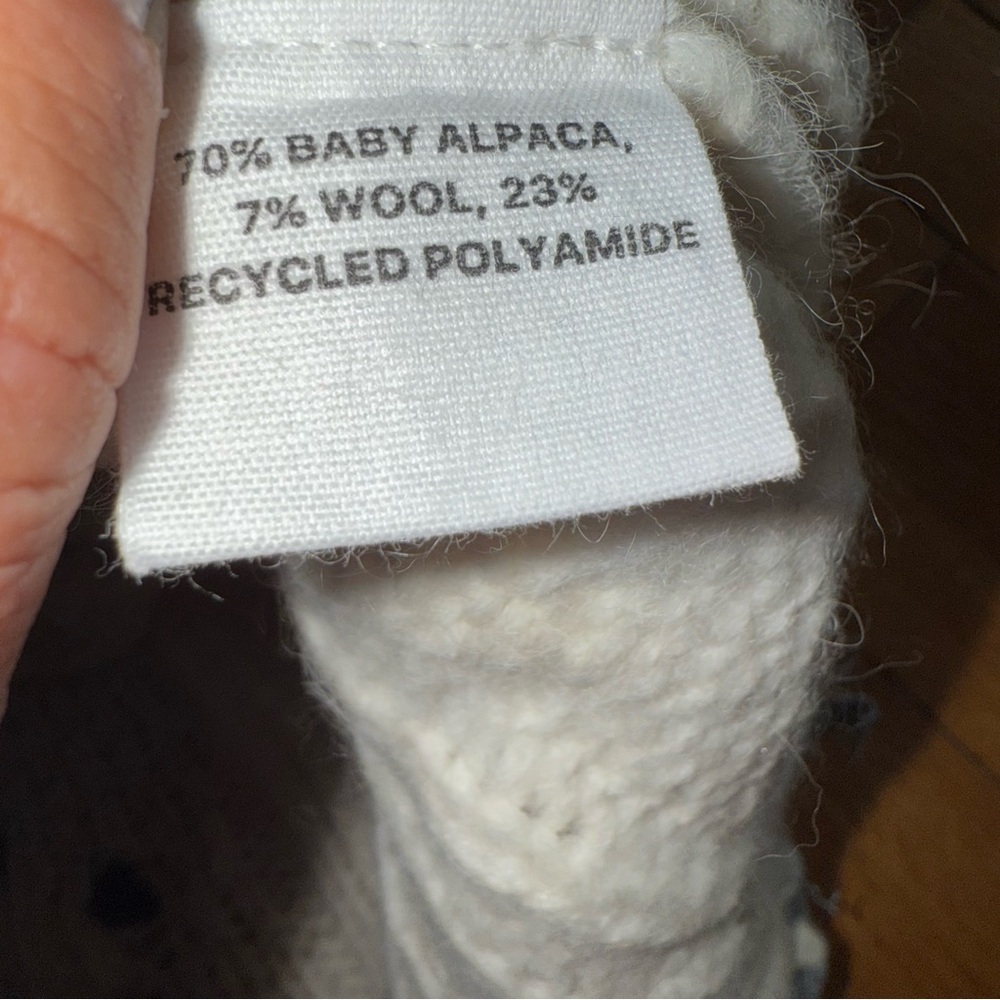 LINGUA FRANCA Jade Cable Knit Crewneck Sweater Alpaca Wool Size 2X - Picture 11 of 13